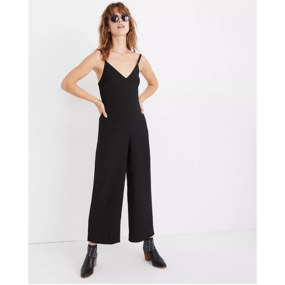 Madewell black jumpsuit